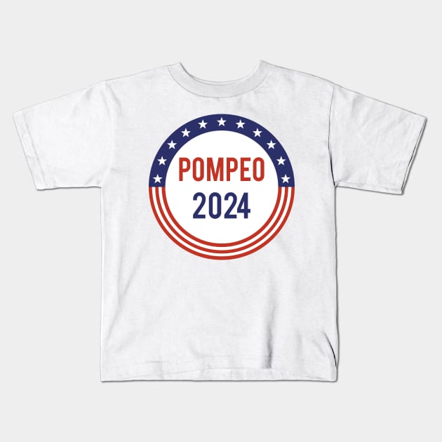 Pompeo 2024 Kids T-Shirt by powniels